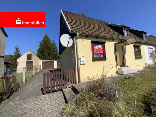 Doppelhaushälfte zum Kauf 134.500 € 4 Zimmer 95 m² 801 m² Grundstück frei ab sofort Unterwellenborn 07333