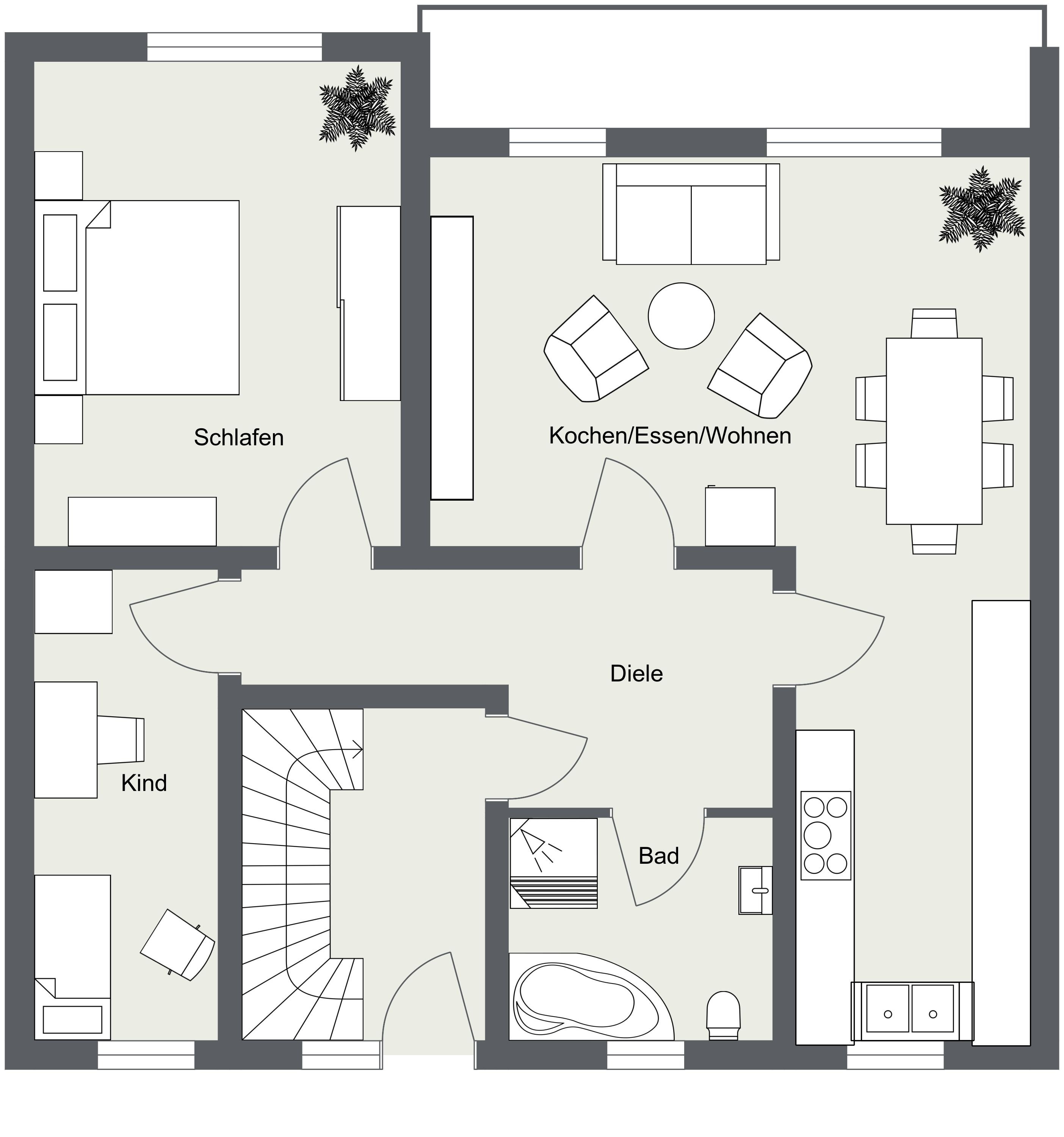 Wohnung zum Kauf provisionsfrei 309.000 € 3 Zimmer 89 m²<br/>Wohnfläche 1.<br/>Geschoss ab sofort<br/>Verfügbarkeit August-Lutz-Straße 7 Oettingen Oettingen i.Bay. 86732