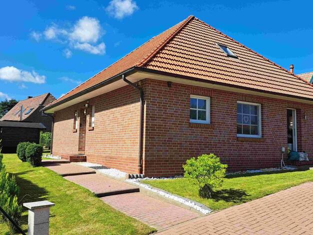 Bungalow zum Kauf provisionsfrei 429.000 € 3 Zimmer 102,2 m² 599 m² Grundstück Nesse Dornum 26553