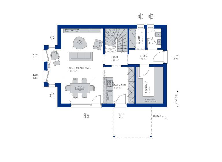 Einfamilienhaus zum Kauf 484.791 € 4 Zimmer 124 m²<br/>Wohnfläche 900 m²<br/>Grundstück Waldsachsen Waldsachsen 96472
