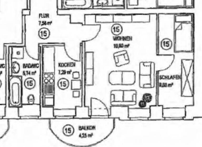 Studio zur Miete 280 € 2 Zimmer 52,1 m²<br/>Wohnfläche 3.<br/>Geschoss Str. der Nationen 126 Zentrum Chemnitz 09111