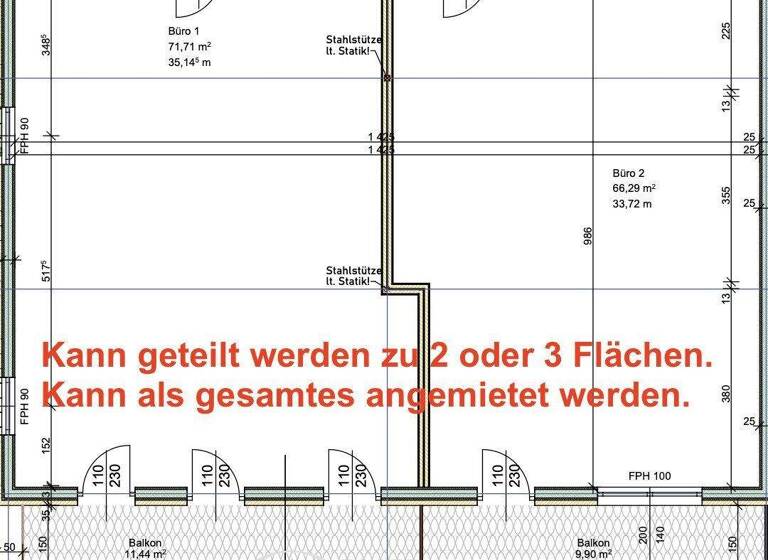 Büro zur Miete - Erstbezug 1.076 € 71,7 m² Bürofläche Saalfelden am Steinernen Meer 5760