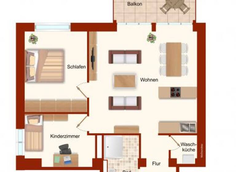 Wohnung zum Kauf 295.000 € 3 Zimmer 73,4 m² Rastatt 76437