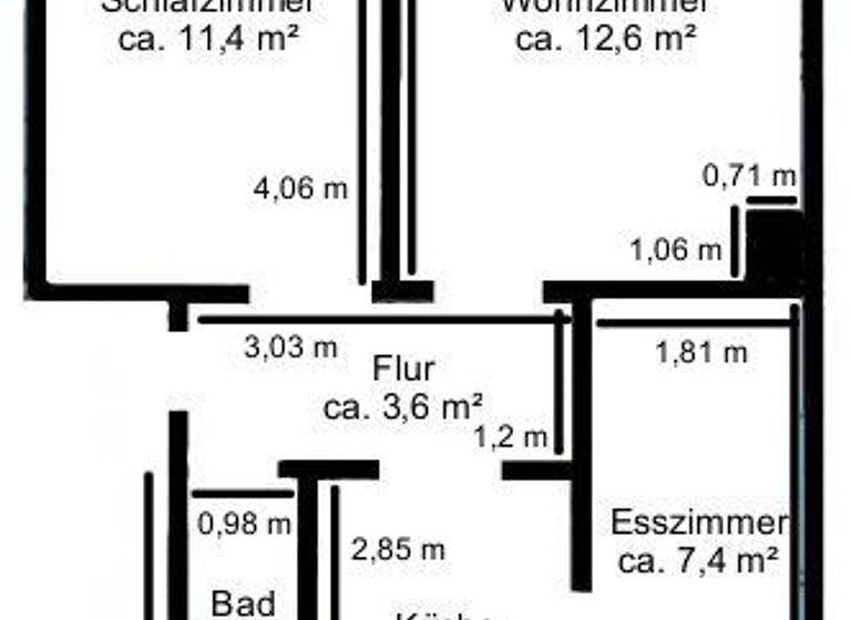 Wohnung zum Kauf 239.999 € 2,5 Zimmer 44,2 m² EG Eidelstedt Hamburg 22523