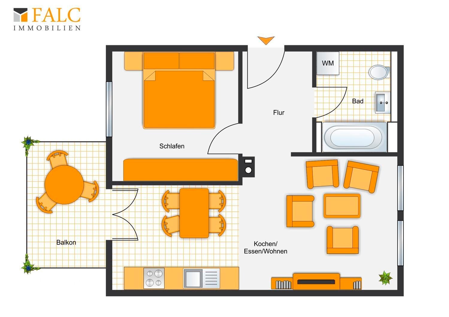 Wohnung zum Kauf 165.000 € 2 Zimmer 45 m²<br/>Wohnfläche EG<br/>Geschoss Öflingen Wehr 79664