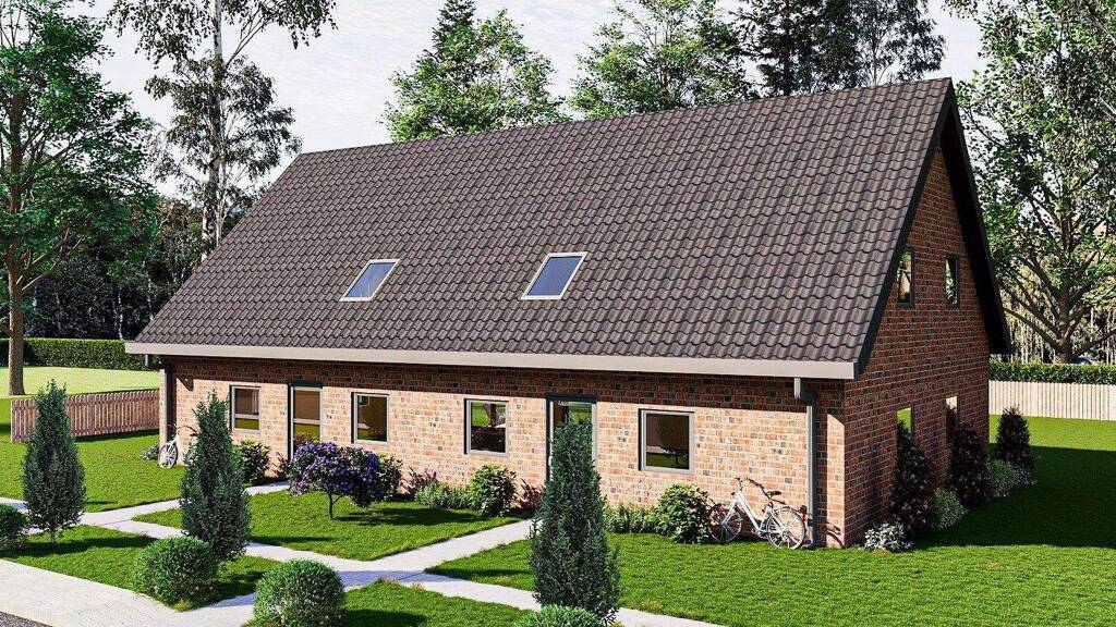 Doppelhaushälfte zum Kauf provisionsfrei 359.000 € 4 Zimmer 110 m² 390 m² Grundstück Grabstede 26345