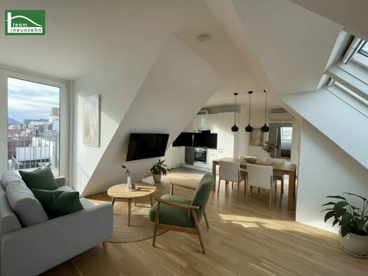 Maisonette zur Miete 1.552 € 4 Zimmer 118,3 m² 7. Geschoss Engerthstraße 102 Wien 1200