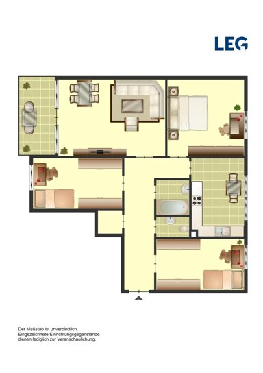 Wohnung zur Miete 599 € 4 Zimmer 89 m² 6. Geschoss Zur Zinsenbach 50 Weidenau - Ost Siegen 57076