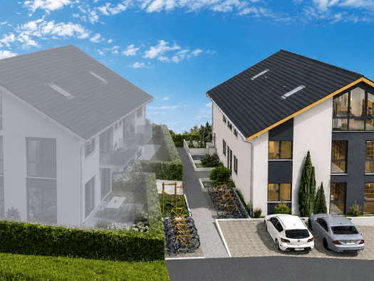 Wohnung zum Kauf - Erstbezug provisionsfrei 457.496 € 4 Zimmer 88 m² 2 Geschosse Pettendorf Pettendorf 93186