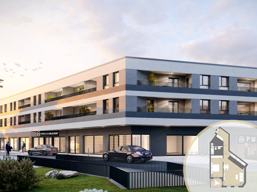 Wohnung zum Kauf - Erstbezug provisionsfrei 379.000 € 2 Zimmer 68,5 m² 2. Geschoss frei ab sofort Im Nex 5 Hattersheim 65795