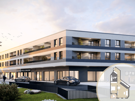 Wohnung zum Kauf - Erstbezug provisionsfrei 379.000 € 2 Zimmer 68,5 m² 2. Geschoss frei ab sofort Im Nex 5 Hattersheim Hattersheim 65795