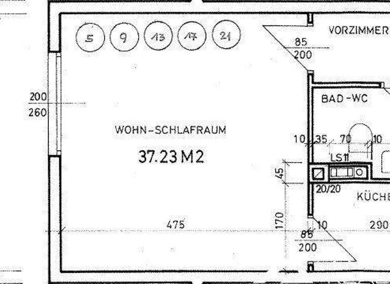 Studio zur Miete 296 € 1 Zimmer 37,2 m² 1. Geschoss Andritz Graz 8045