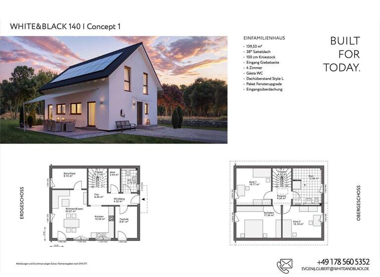 Einfamilienhaus zur Miete - Erstbezug 1.836 € 4 Zimmer 139 m² 625 m² Grundstück Gummersbach 51643