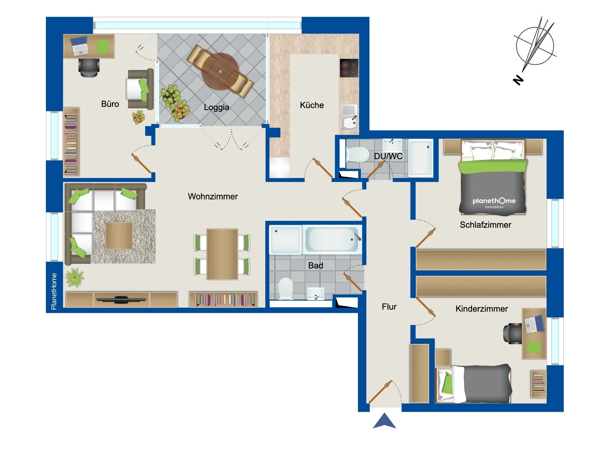 Studio zum Kauf 949.000 € 4 Zimmer 107,1 m²<br/>Wohnfläche Mitte Berlin 10435