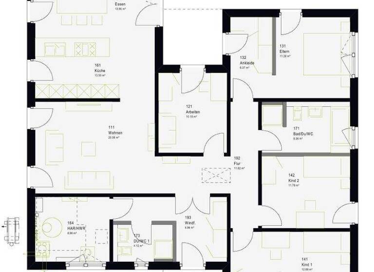 Bungalow zum Kauf 383.671 € 5 Zimmer 142,5 m² 677 m² Grundstück Creglingen 97993