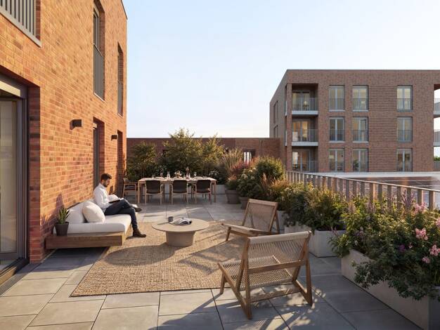 Penthouse zum Kauf - Neubau 1.599.000 € 4 Zimmer 129,8 m² 4. Geschoss Hohenzollernring 123 Ottensen Hamburg 22763