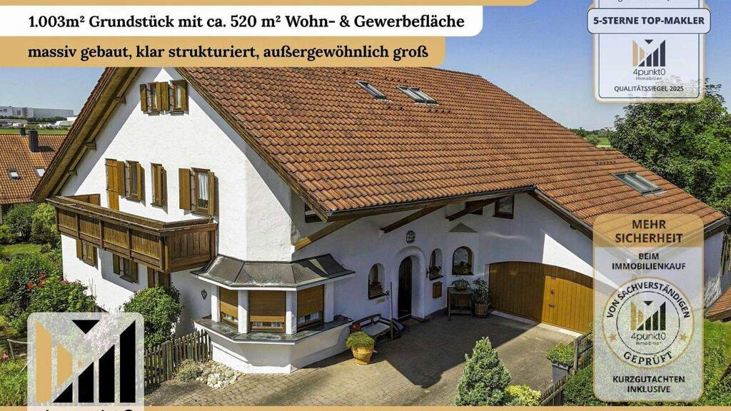 Mehrfamilienhaus zum Kauf 689.000 € 32 Zimmer 520 m² 1.003 m² Grundstück Monheim 86653