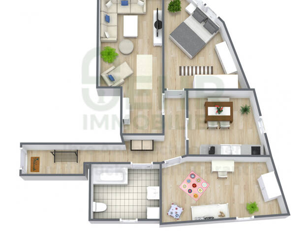 Wohnung zur Miete 427 € 3 Zimmer 77,7 m² 3. Geschoss Hauptstraße 212 Gersdorf 09355
