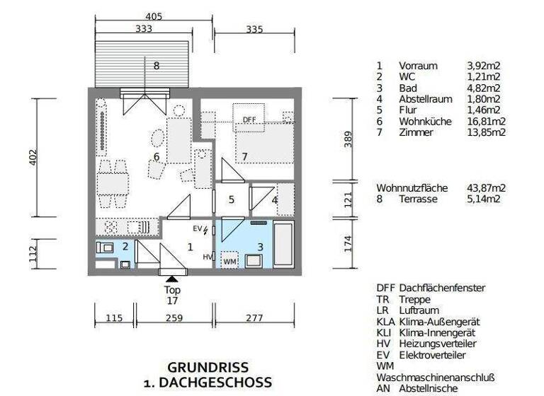 Studio zum Kauf 298.000 € 2 Zimmer 45,1 m² Breitenleer Straße Wien 1220