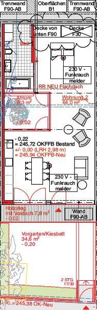 Wohnung zur Miete 576 € 2 Zimmer 64 m²<br/>Wohnfläche Mastweg 102 Cronenfeld Wuppertal 42349