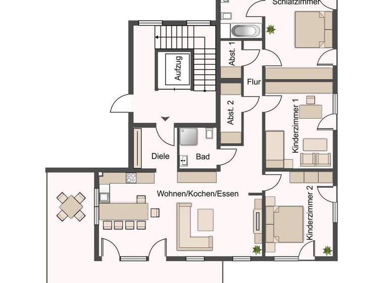 Penthouse zum Kauf - Erstbezug 549.000 € 4 Zimmer 141 m² Neudrossenfeld 95512