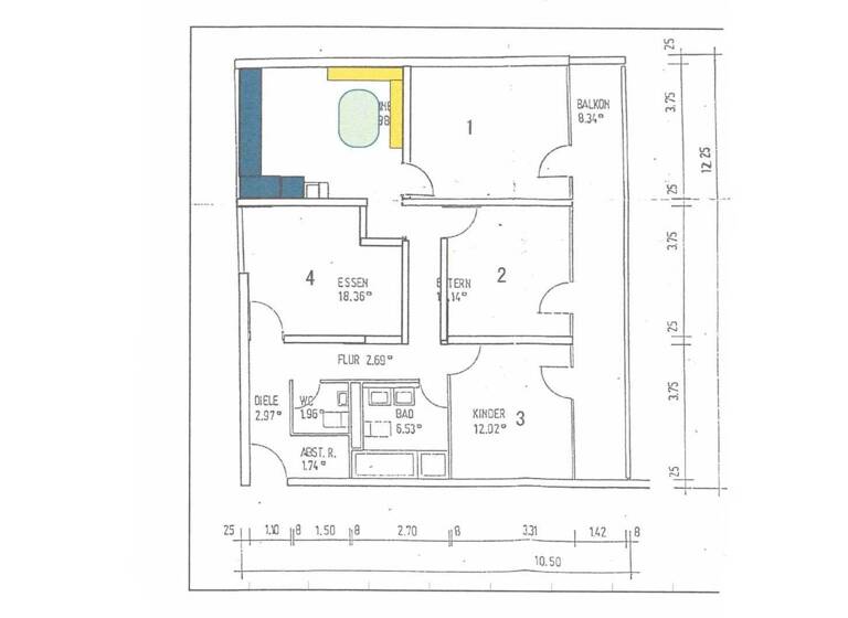 Wohnung zum Kauf 549.000 € 4 Zimmer 102 m² 1. Geschoss Littenweiler Freiburg im Breisgau 79117