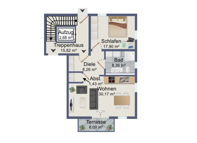 Wohnung zum Kauf - Erstbezug provisionsfrei 399.000 € 2 Zimmer 69,1 m² Rheidt Niederkassel 53859