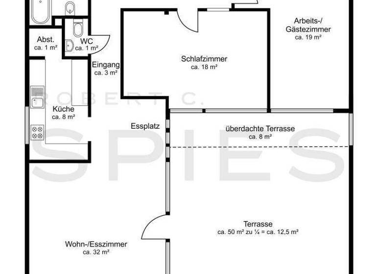Wohnung zum Kauf 298.000 € 3 Zimmer 109 m² Radio Bremen Bremen 28329