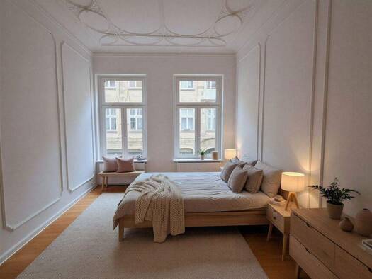 Wohnung zur Miete 1.699 € 3 Zimmer 126 m² 1. Geschoss Arthur-Hoffmann-Straße 58 Südvorstadt Leipzig 04107