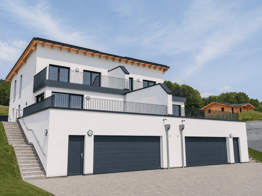Doppelhaushälfte zur Miete - Erstbezug 1.590 € 4 Zimmer 135,1 m² 318 m² Grundstück Am Försterweg 15 Wegern Hunderdorf 94336