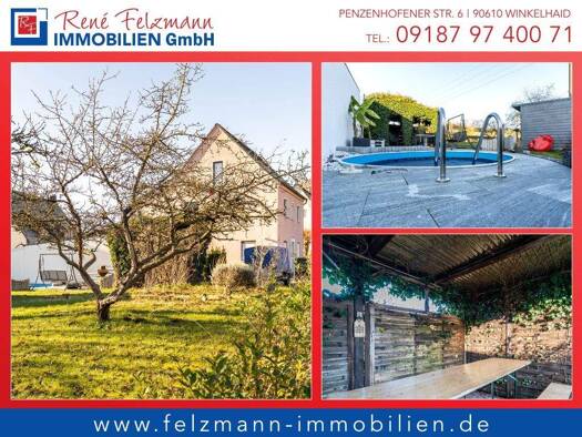 Einfamilienhaus zum Kauf 487.000 € 7 Zimmer 166 m² 956 m² Grundstück frei ab 01.08.2026 Penzenhofen Winkelhaid / Penzenhofen 90610