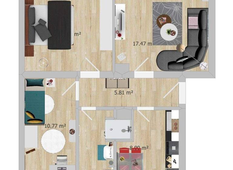 Wohnung zur Miete - Erstbezug 645 € 3 Zimmer 68 m² 2. Geschoss frei ab 01.05.2026 Schillerstraße 3 Schleiz 07907