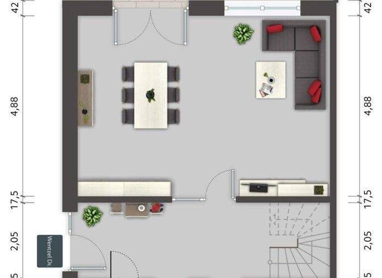 Doppelhaushälfte zum Kauf 549.000 € 5 Zimmer 131 m² 436 m² Grundstück Braak 22145