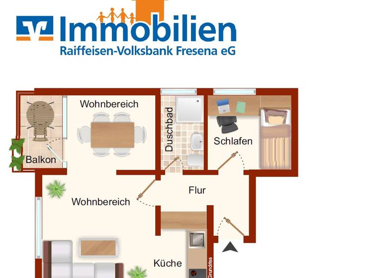 Wohnung zum Kauf 159.000 € 2 Zimmer 38,4 m²<br/>Wohnfläche Bensersiel Esens / Bensersiel 26427