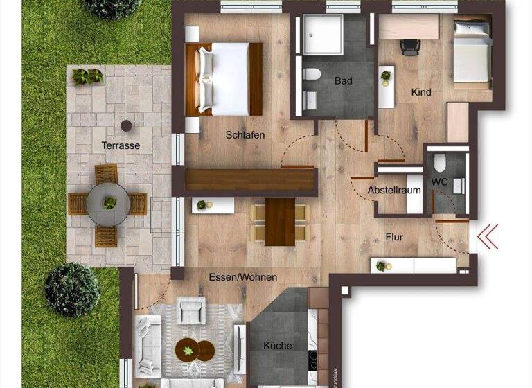 Wohnung zum Kauf 450.000 € 3 Zimmer 87 m² Winnenden 71364