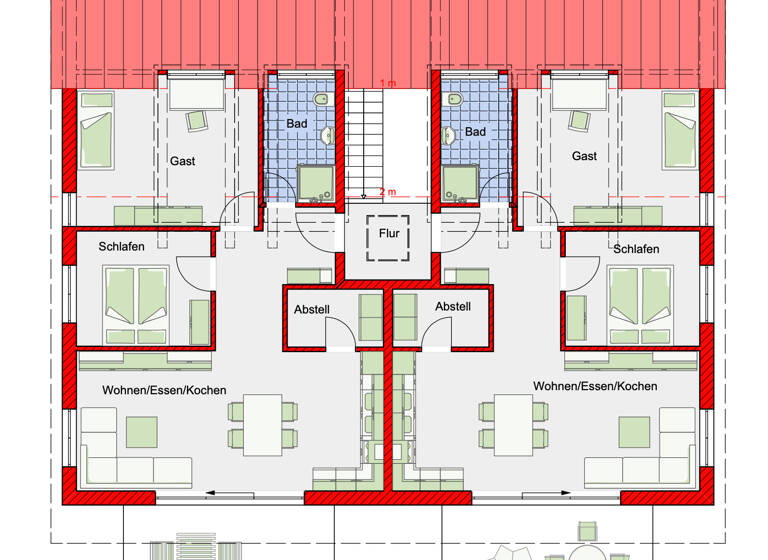 Wohnung zum Kauf provisionsfrei 332.000 € 3 Zimmer 75,5 m²<br/>Wohnfläche Dachgeschoss<br/>Geschoss Bad Buchau Bad Buchau 88422