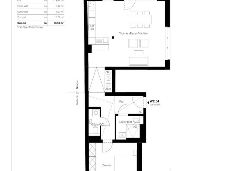 Wohnung zum Kauf provisionsfrei 742.000 € 2 Zimmer 85,5 m²<br/>Wohnfläche 5.<br/>Geschoss Aachener Straße 35-38 Wilmersdorf Berlin 10713
