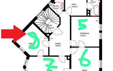 WG-Zimmer zur Miete Wohnen auf Zeit 610 € 15 m² frei ab 04.07.2026 Neckarstraße 0 Innenstadt - Ost Esslingen Zentrum 73728