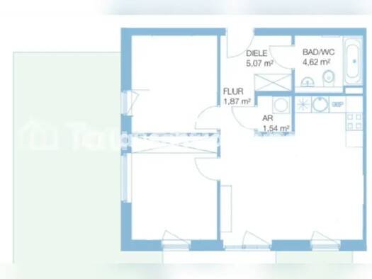 Wohnung zur Miete Tauschwohnung 900 € 3 Zimmer 57 m² Priort Wustermark 14641