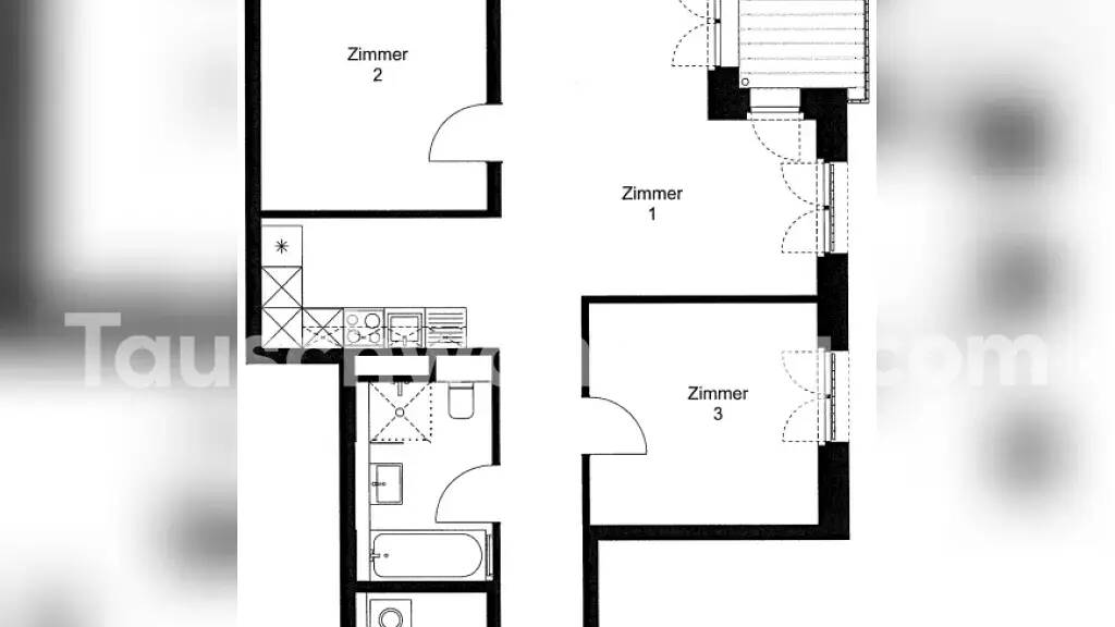 Wohnung zur Miete Tauschwohnung 730 € 3 Zimmer 77 m² EG Berlin 10317