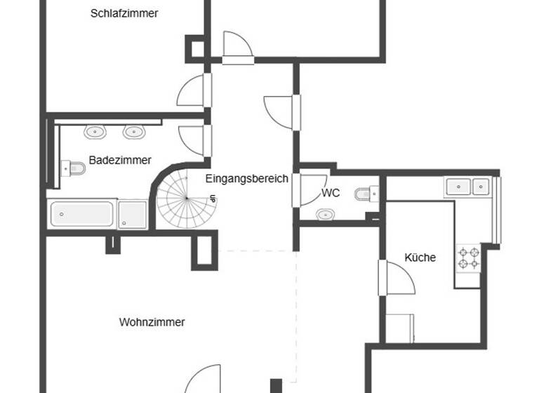 Wohnung zum Kauf 399.000 € 3,5 Zimmer 83,4 m² 2. Geschoss Bad Homburg Bad Homburg vor der Höhe 61350