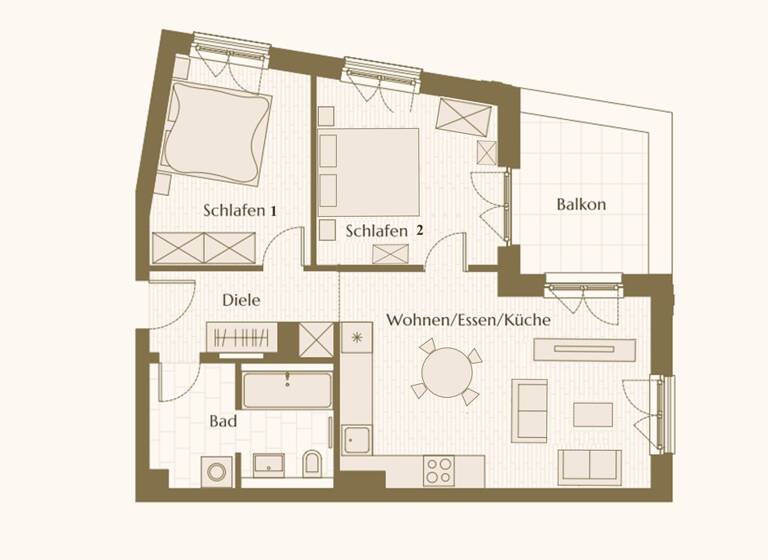 Wohnung zur Miete 1.895 € 3 Zimmer 66,5 m²<br/>Wohnfläche 3.<br/>Geschoss Friedrichshain Berlin 10243