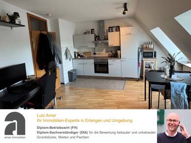 Wohnung zur Miete 460 € 1 Zimmer 30 m² frei ab 01.08.2025 Markgrafenstadt Erlangen 91054