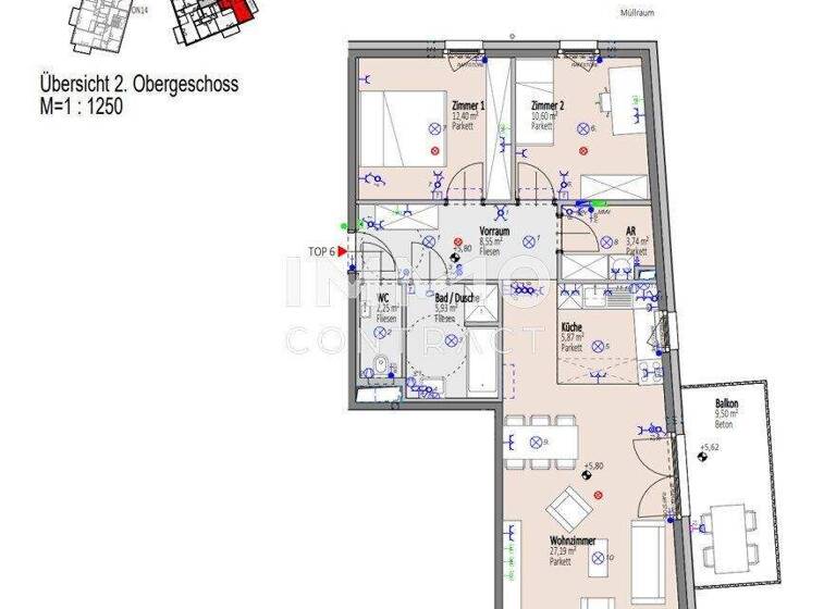 Wohnung zum Kauf - Erstbezug provisionsfrei 349.800 € 3 Zimmer 76,5 m² Wiener Neustadt 2700