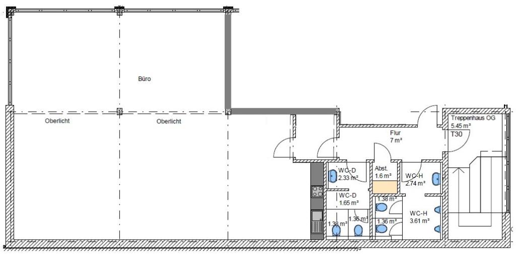 Bürofläche zur Miete 1.199 € 1 Zimmer 128,5 m²<br/>Bürofläche Wetzendorf Lauf 91207