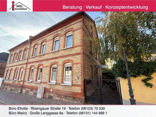 Mehrfamilienhaus zum Kauf 498.000 € 7 Zimmer 160 m² 168 m² Grundstück Eltville Eltville am Rhein 65343