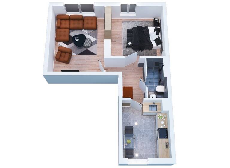 Wohnung zum Kauf 269.000 € 2 Zimmer 46,1 m² 3. Geschoss Schellingstraße Eilbek Hamburg 22089