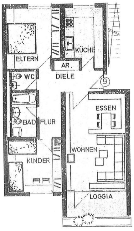 Wohnung zur Miete 960 € 3 Zimmer 82,5 m²<br/>Wohnfläche EG<br/>Geschoss 01.01.2025<br/>Verfügbarkeit Billrothstr. 4 Mögeldorf Nürnberg 90482