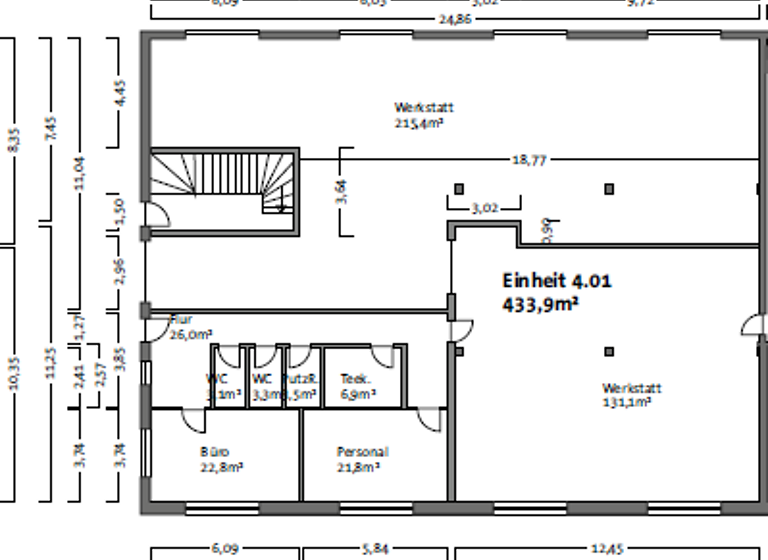 Lagerhalle zur Miete 450 m² Lagerfläche Becker-Göring-Straße 26 Ittersbach Karlsbad 76307
