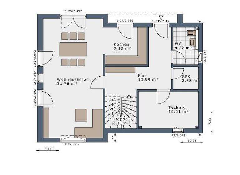 Einfamilienhaus zum Kauf provisionsfrei 1.340.569 € 4 Zimmer 135 m² 850 m² Grundstück Gröbenzell 82194